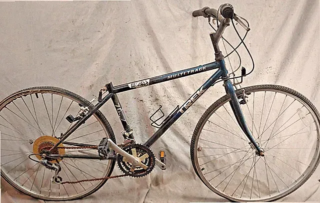 96' Trek Multitrack 700 Hybrid Bike 16" Small Tange Chromoly Steel Cafe Commuter