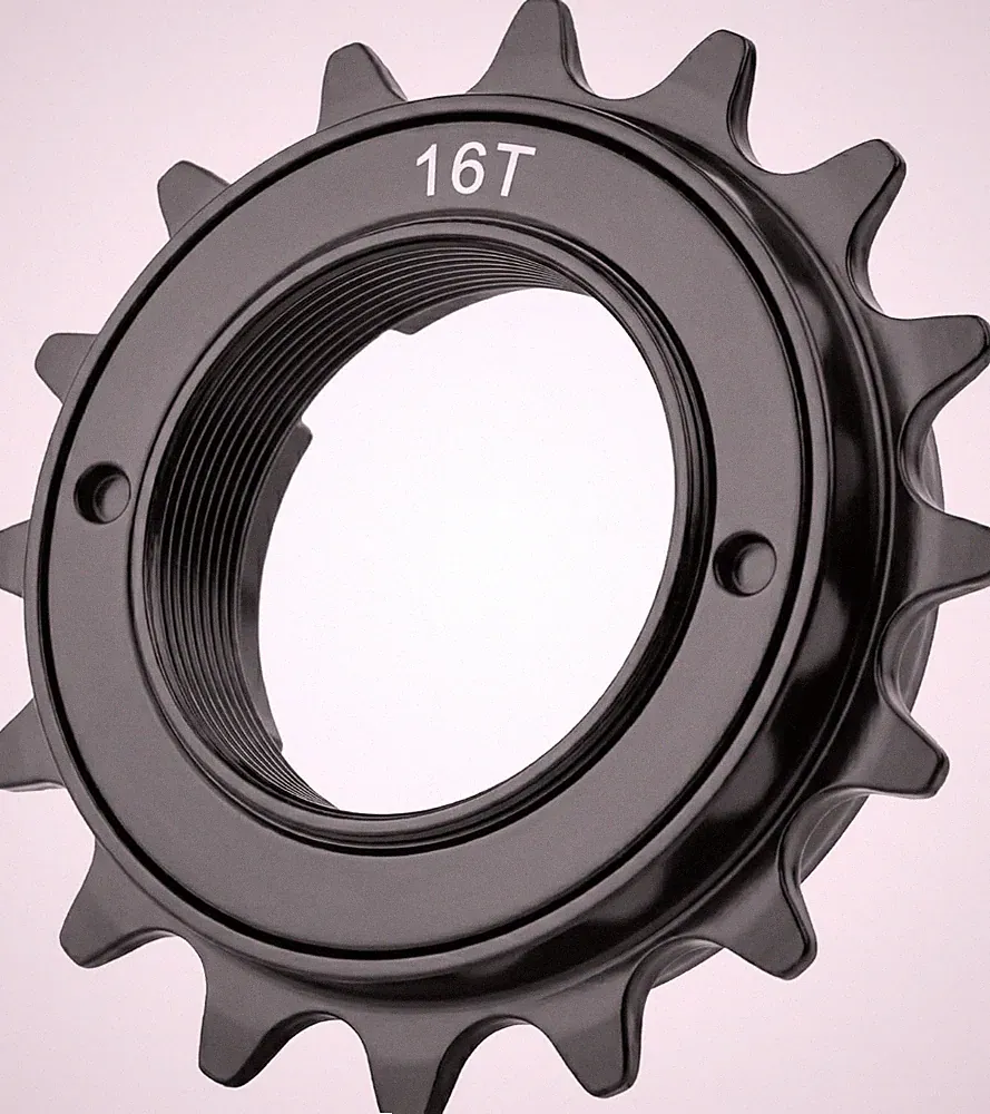 Single Speed Bike Freewheel: 12/14/16/18/20/22/24T Compatible with 1/2''×1/8'' B